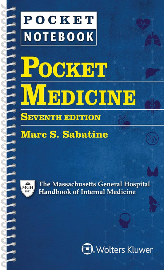 Pocket Medicine 7th Edition by Marc Sabatine book cover at Nybookshub