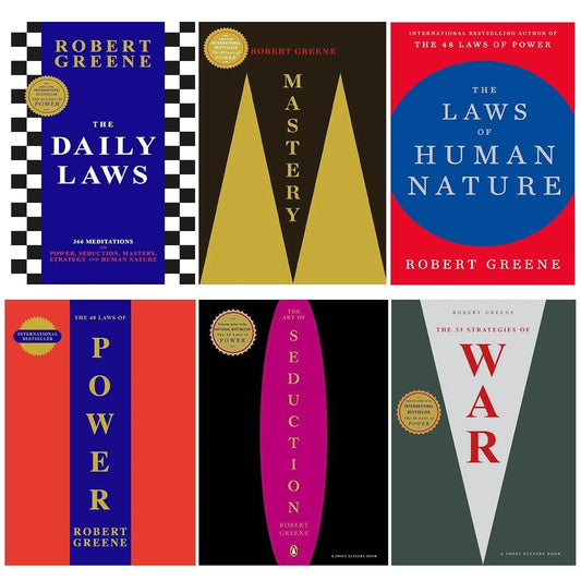 Robert Greene 6 Books Collection Set including Laws of Human Nature at Nybookshub