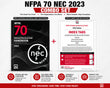 NFPA 70 NEC 2023 Handbook + 2023 Index Tabs Official Combo Set NEC