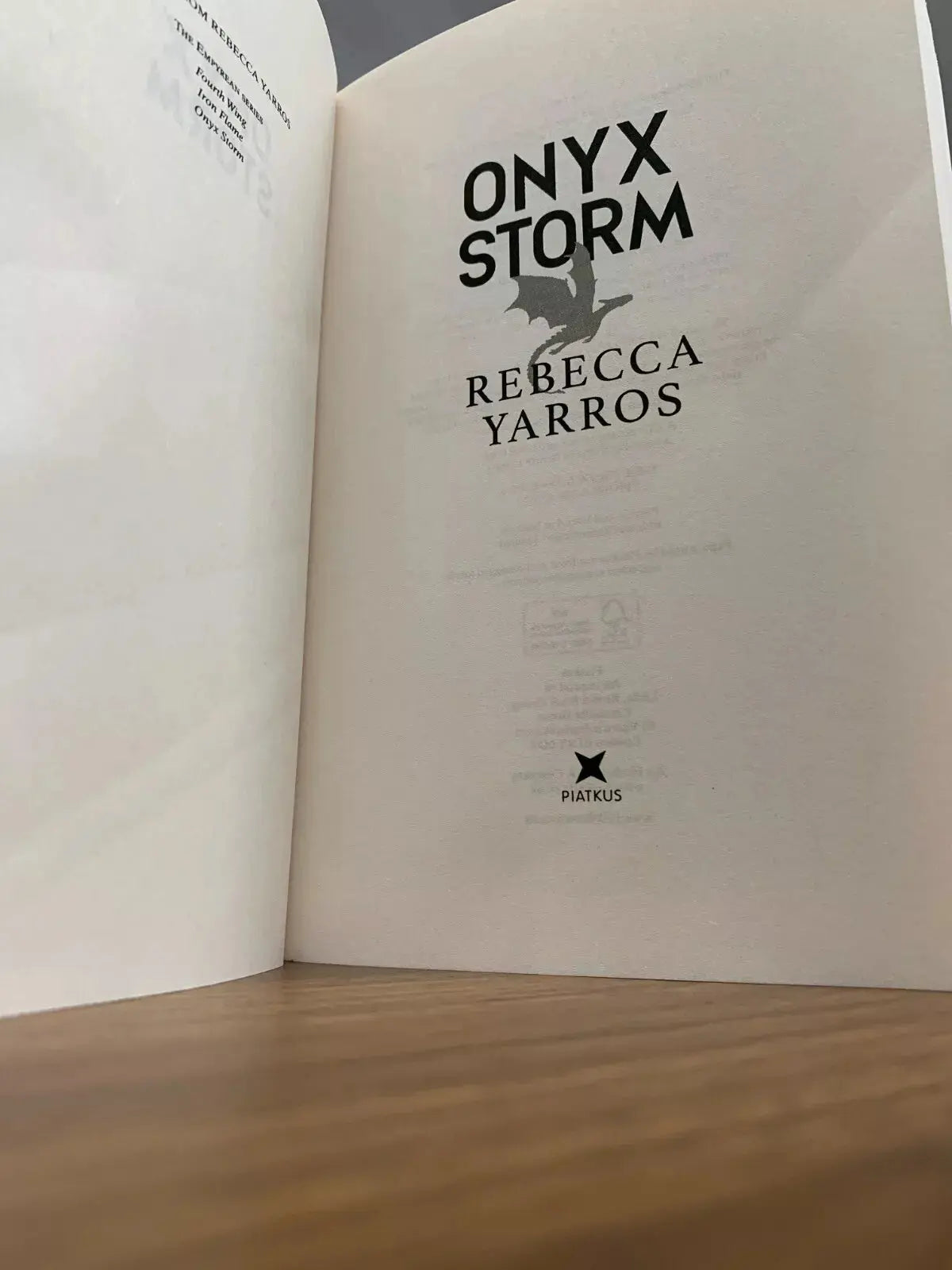 Onyx Storm-  Paperback image 3