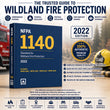 NFPA 1140 Standard for Wildland Fire Protection 2022 Edition Paperback National Fire Protection Association