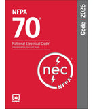 NFPA 70 National Electrical Code 2026 + Index Tab Combo National Fire Protection Association