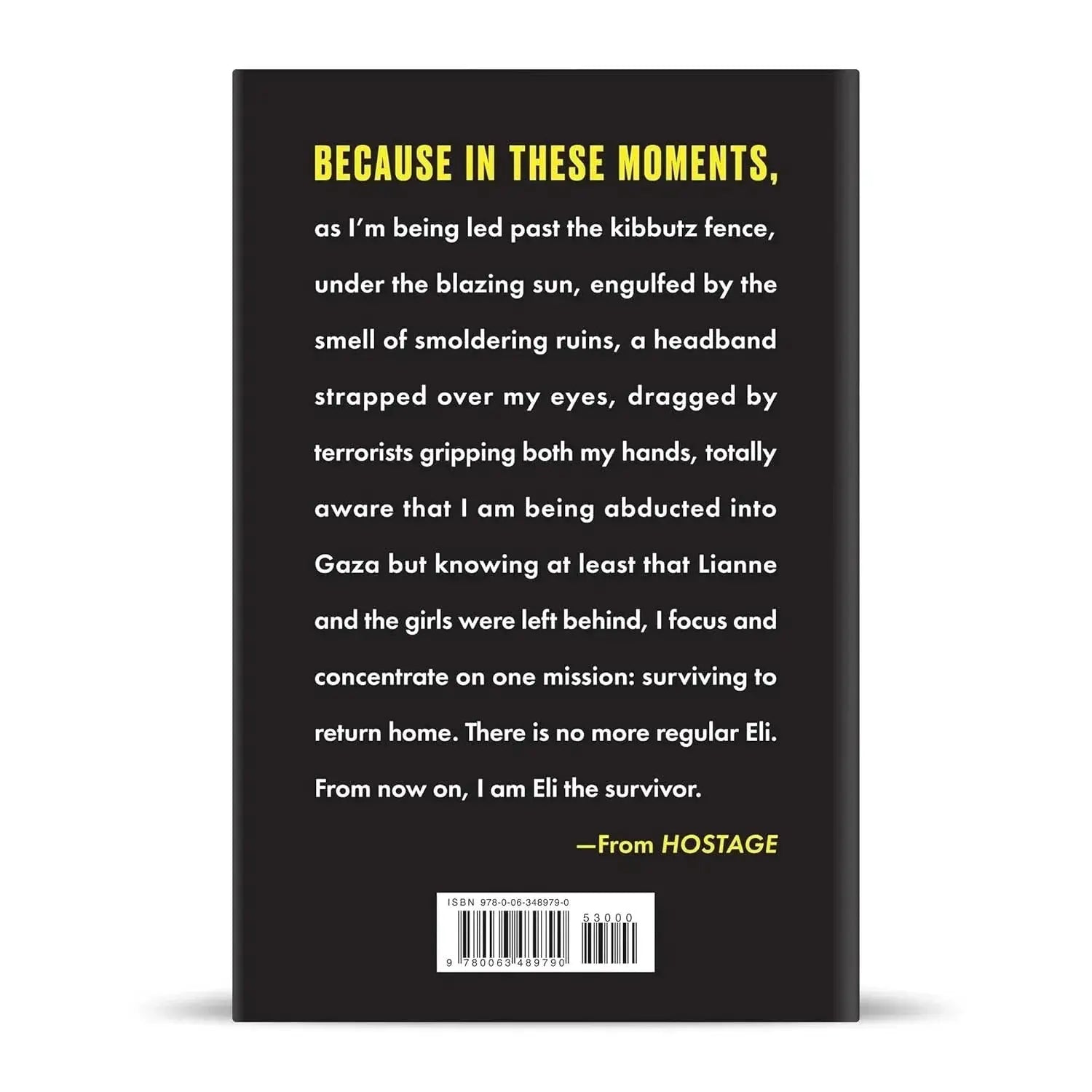 Hostage :- paperback image 2