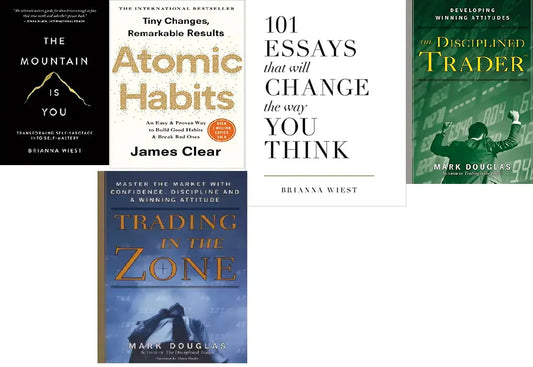 Disciplined Trader+MOUNTAIN IS u+Trading in the zone+Atomic + 101 ESS...Set of 5 books image 1