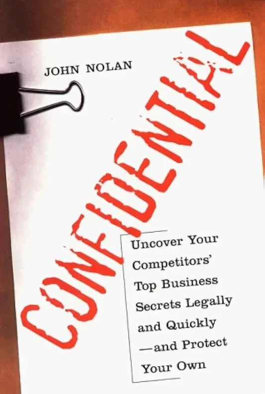 CONFIDENTIAL WRITTEN BY JOHN NOLAN BRAND NEW PAPERBACK image 1