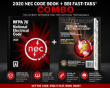 NFPA 70 NEC 2020 Code Book + BBI Fast-Tabs Combo Set Electrical Code Guide CENAGE LEARNING