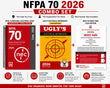 NFPA 70 NEC 2026 Spiral + Ugly's 2026 + 2026 Index Tabs Combo Set NFPA