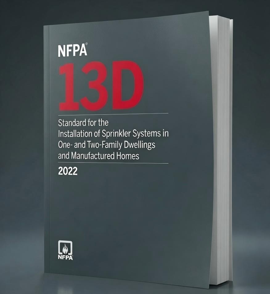 NFPA 13D 2022: Sprinkler Systems for One- & Two-Family Homes, Latest Edition National Fire Protection Association