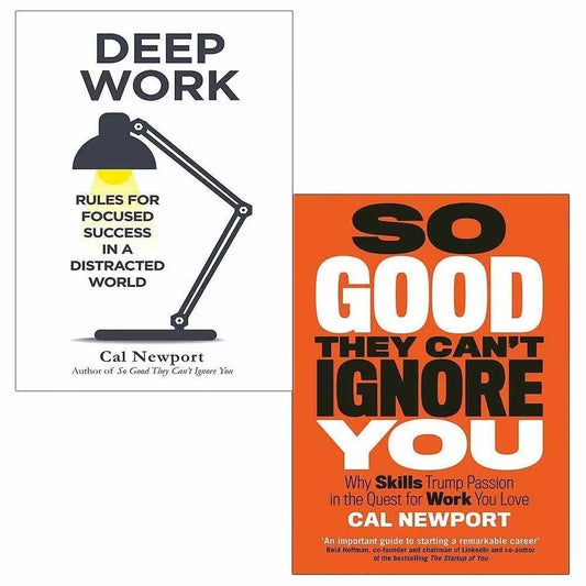 (Deep Work And So Good They Can't Ignore You-paperback 2books set image 1