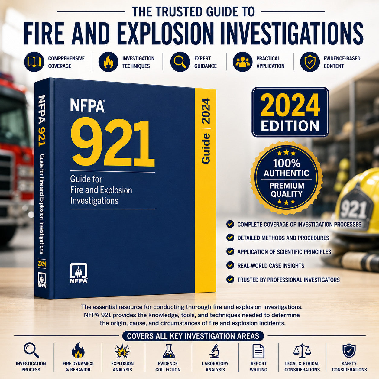 NFPA 921, Guide for Fire and Explosion Investigations (2024) National Fire Protection Association