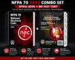 NFPA 70 NEC 2020 Spiral Code Book + BBI Fast-Tabs Combo Electrical Code Set CENAGE LEARNING