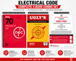 Spiral NFPA 70 NEC 2023 Code Book + Ugly's + 2023 Index Tabs Combo Set NFPA