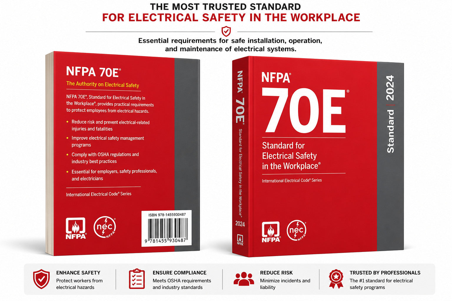 NFPA 70E, Standard for Electrical Safety in the Workplace, 2024 Edition National Fire Protection Association