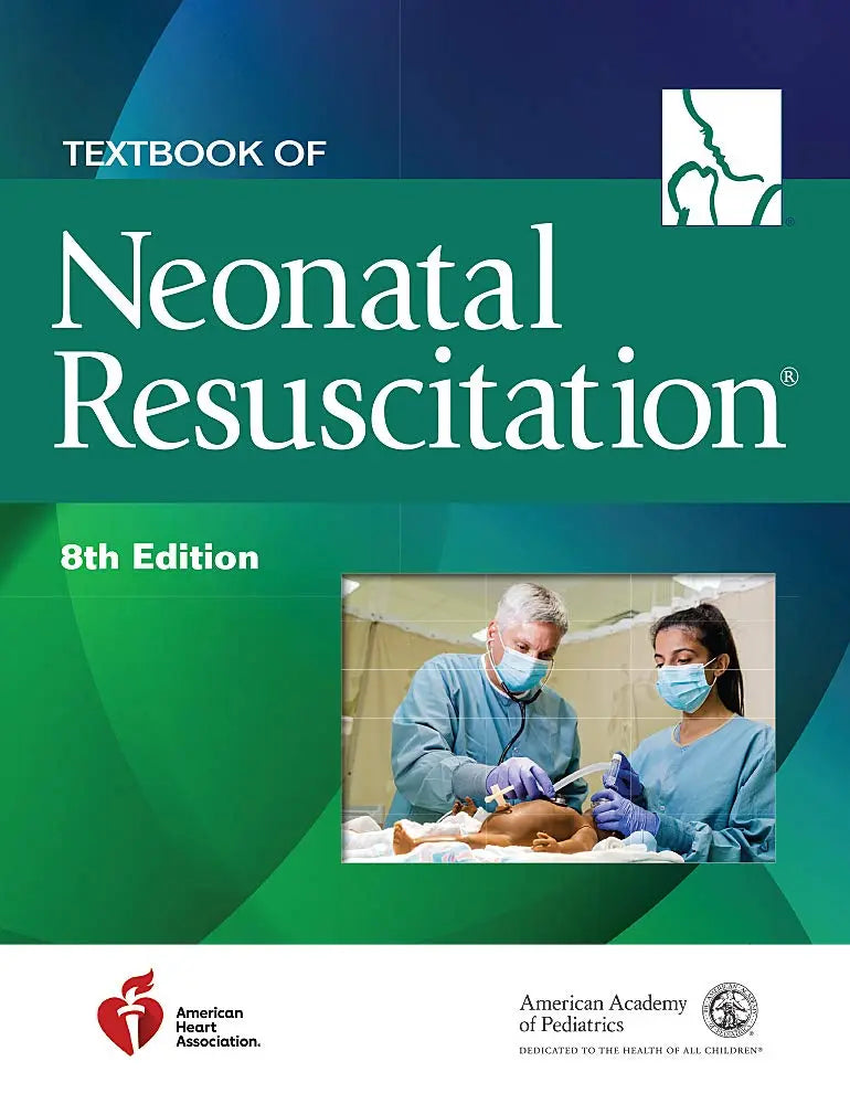 Textbook of Neonatal Resuscitation NRP 8th Edition book cover at Nybookshub