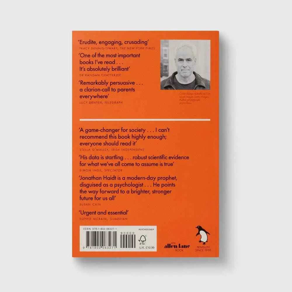 The Anxious Generation: How the Great Rewiring of Childhood Is Causing an Epidemic of Mental Illness – Jonathan Haidt|Paperback | 978-802063271