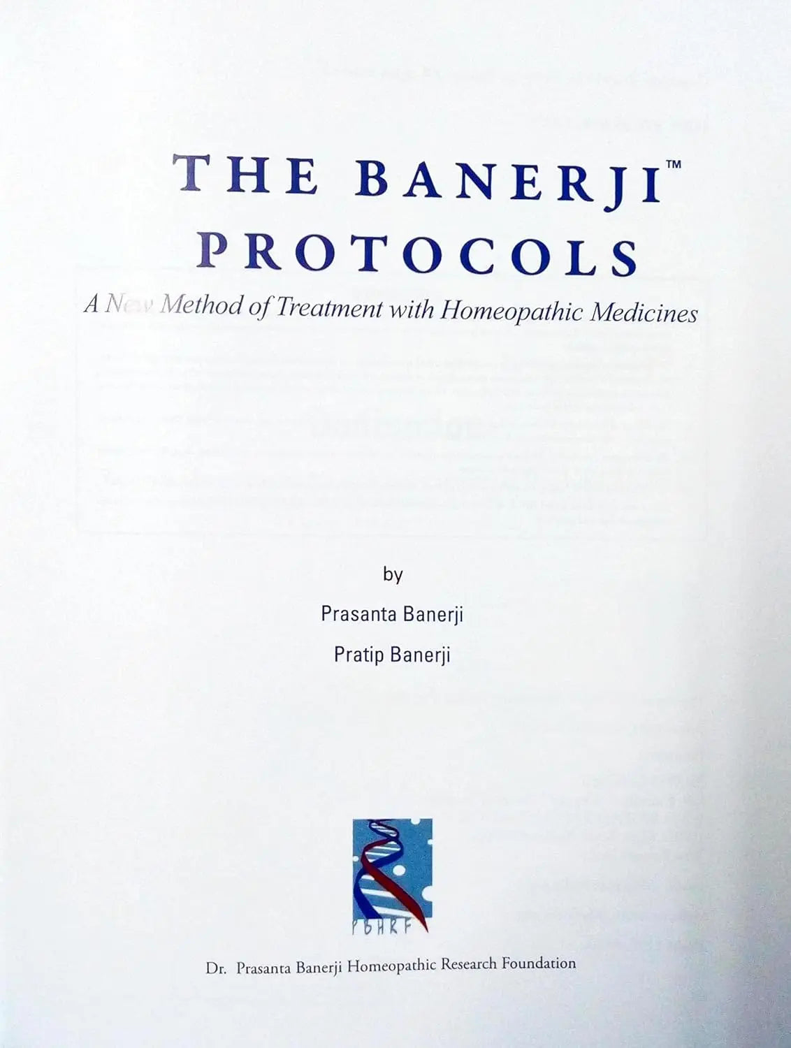The Banerji Protocols by Prasanta and Pratip Banerji book cover at Nybookshub