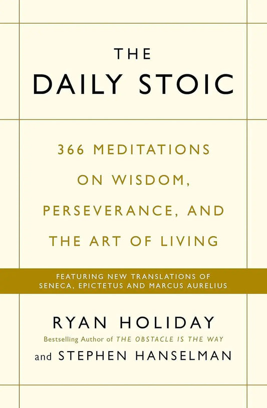 Daily Stoic Meditations – 366 Days of Wisdom by Ryan Holiday Paperback |9781781257654|