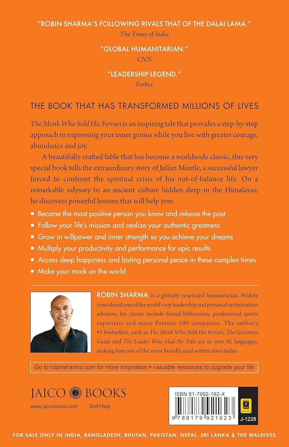 The Monk Who Sold His Ferrari – Robin Sharma Paperback |9788179921623|