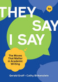 They Say / I Say – 5th Edition Gerald Graff & Cathy Birkenstein Paperback | 9780393538700