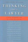 Legal Reasoning and Analysis – Thinking Like A Lawyer Schauer |9780674261228|