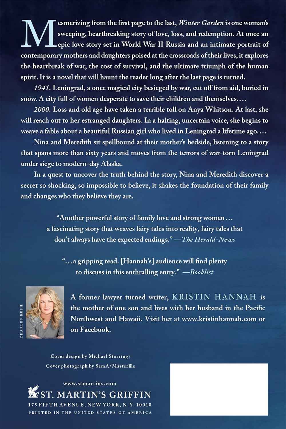 Winter Garden – Kristin Hannah Paperback | 9780312663155